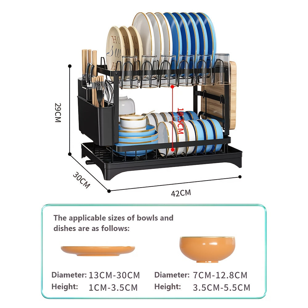 2-Tier Dish Rack