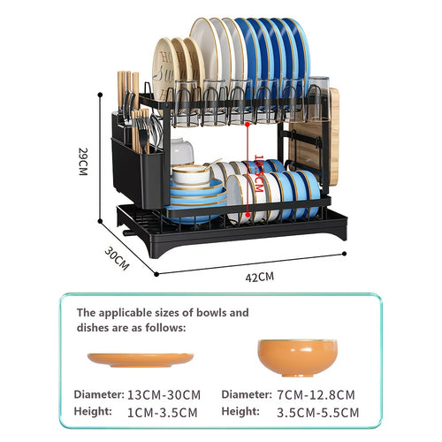 2-Tier Dish Rack