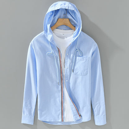 JAMES LINEN HOODIE