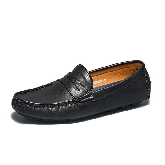 OLIVER CLASSIC SOFT-SOLED LEATHER SHOES