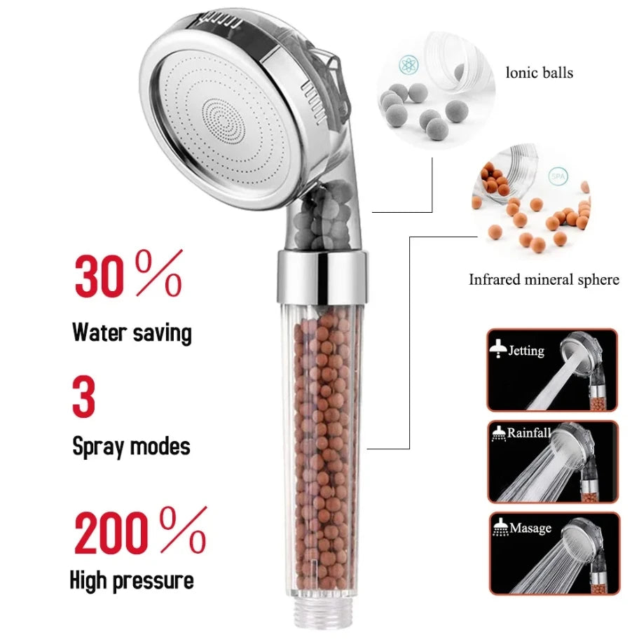 OLIVIA’S PRESSURE SPA SHOWER HEAD