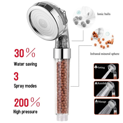 OLIVIA’S PRESSURE SPA SHOWER HEAD