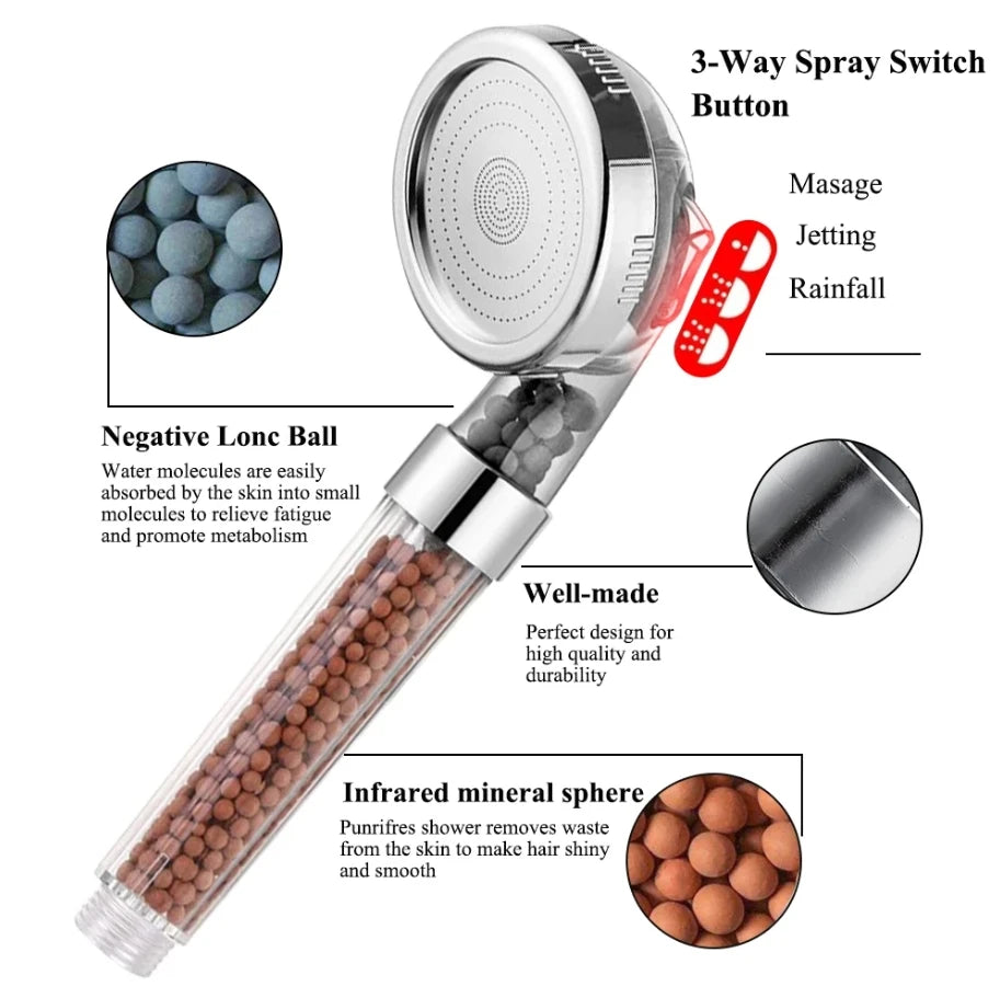 OLIVIA’S PRESSURE SPA SHOWER HEAD