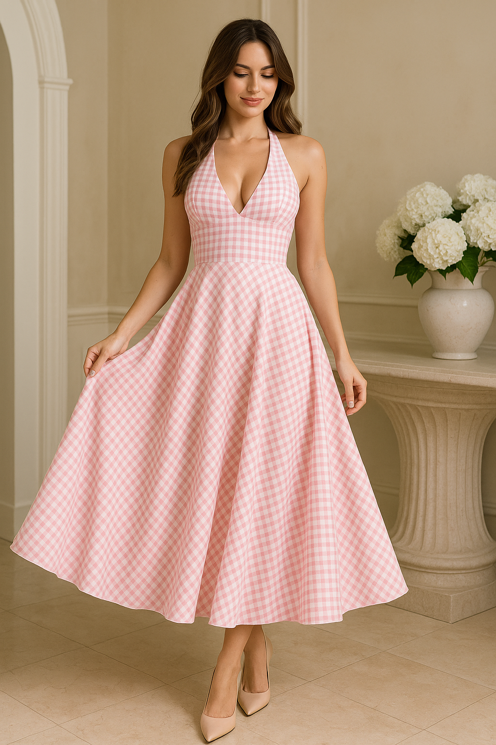 Elowen Grace Plaid Dress