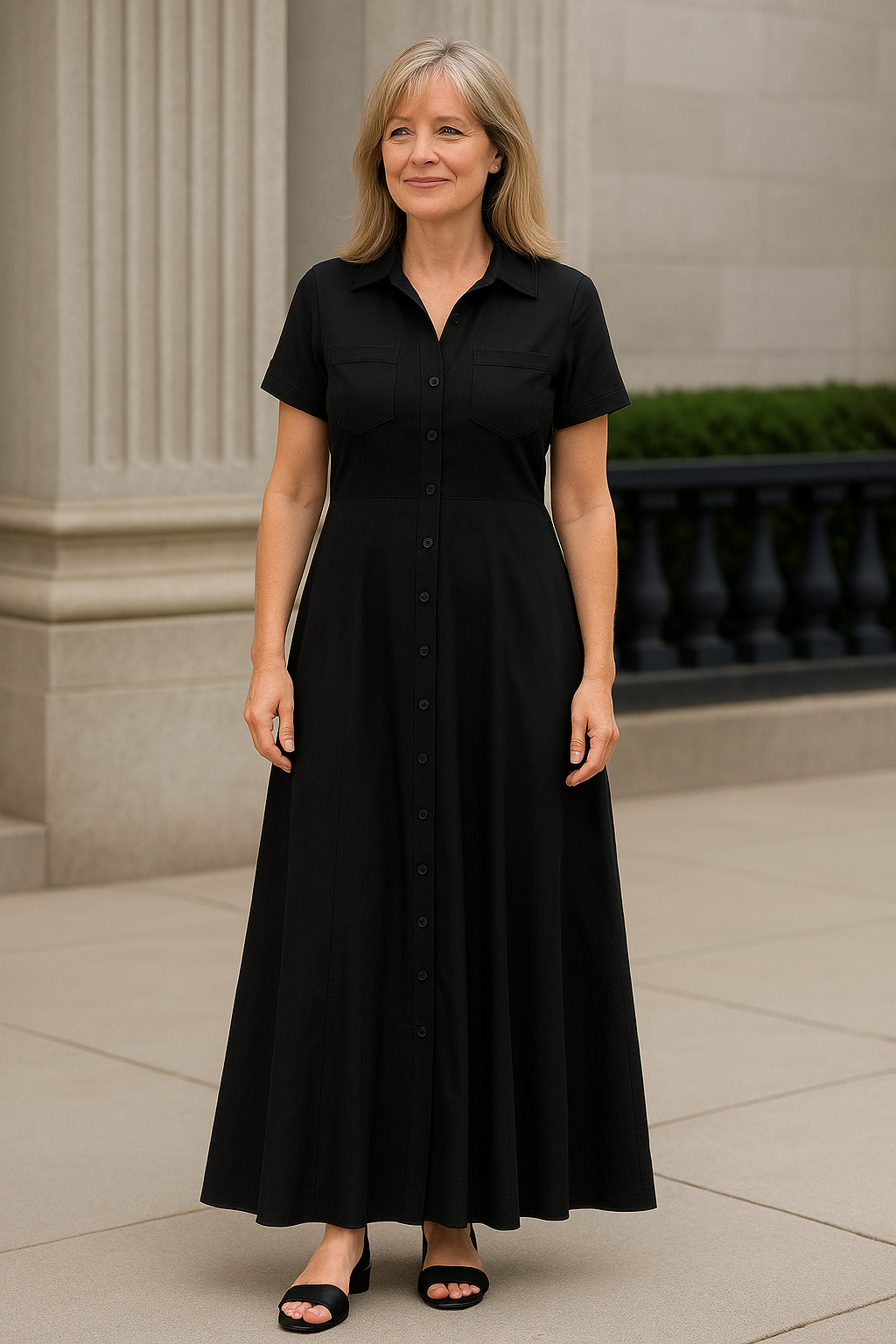 DenimGrace Shirt Dress