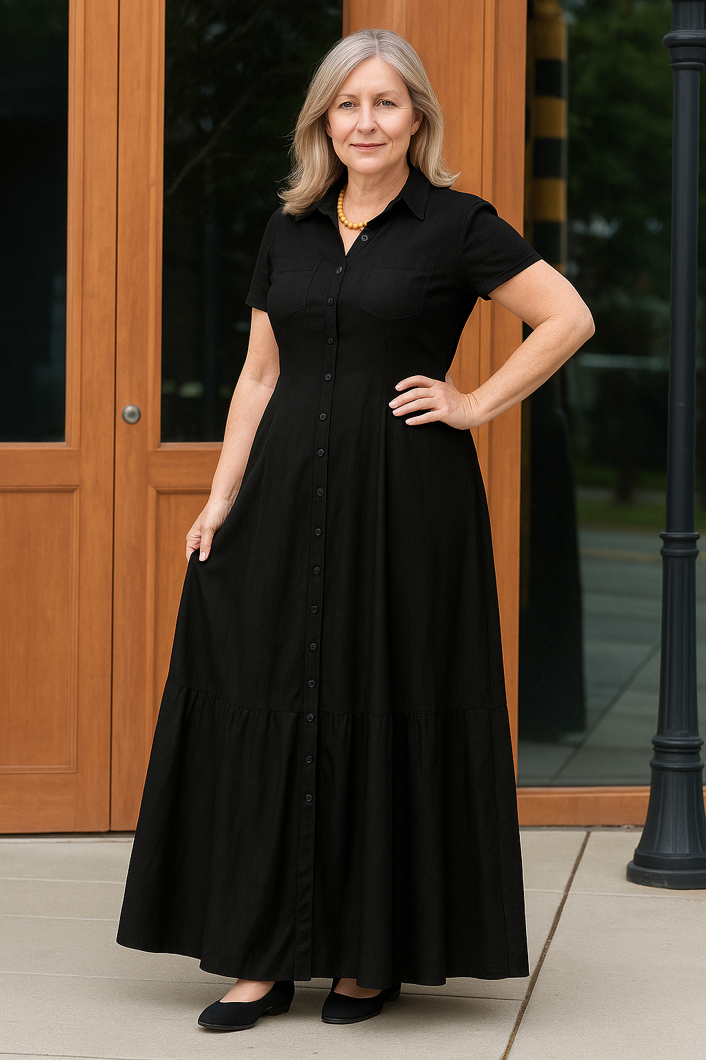 DenimGrace Shirt Dress