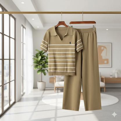OLIVIA STRIPED KNIT SET