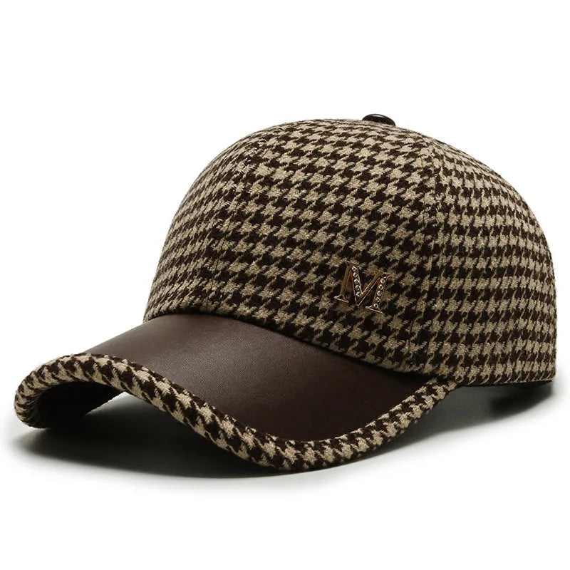 Evelyn Checkmate Plaid Baseball Cap
