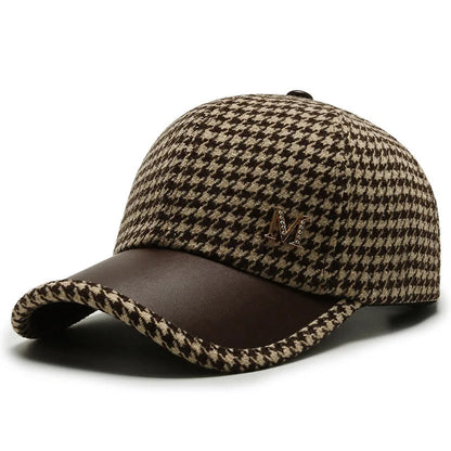 Evelyn Checkmate Plaid Baseball Cap