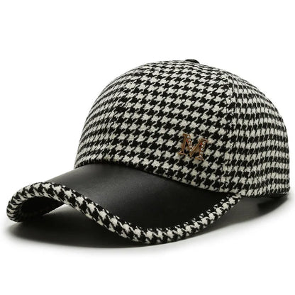 Evelyn Checkmate Plaid Baseball Cap