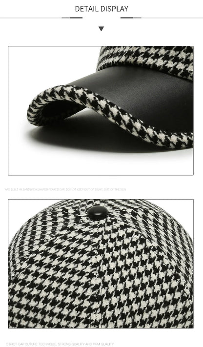 Evelyn Checkmate Plaid Baseball Cap
