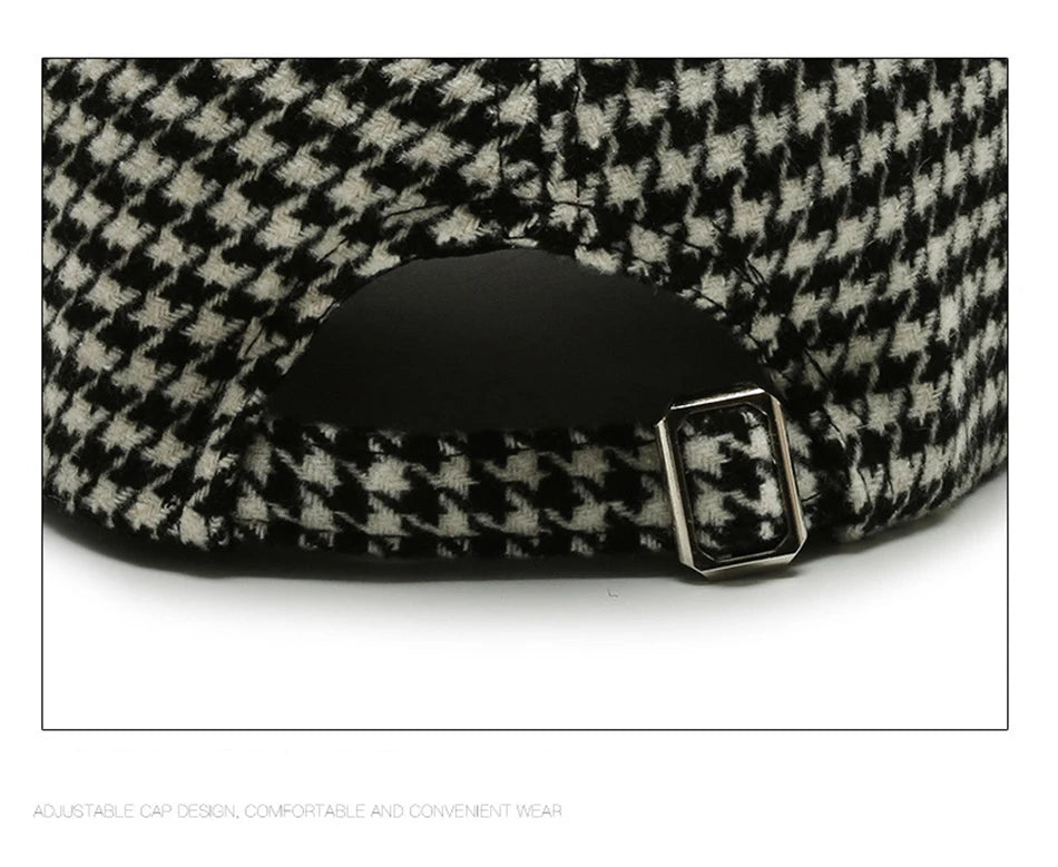 Evelyn Checkmate Plaid Baseball Cap