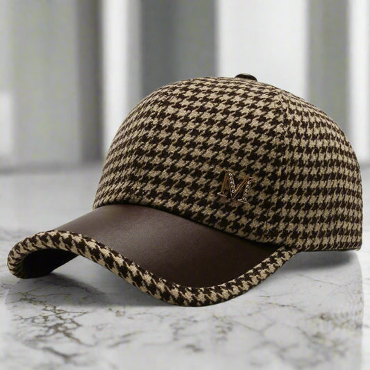 Evelyn Checkmate Plaid Baseball Cap