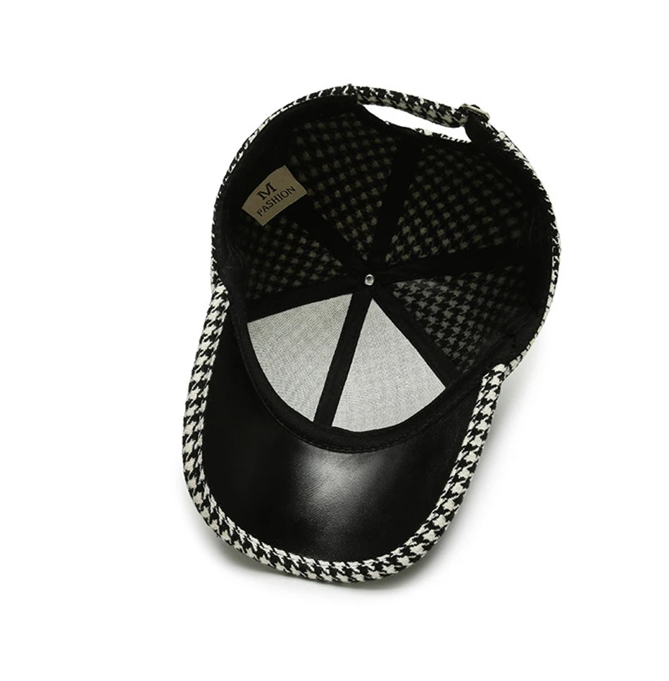 Evelyn Checkmate Plaid Baseball Cap