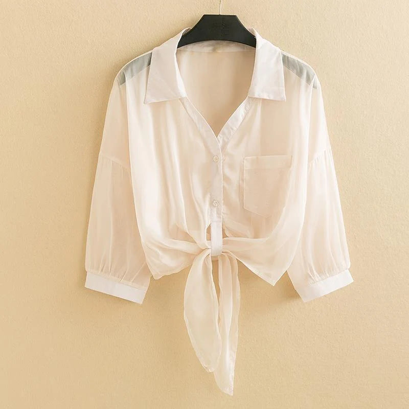 CLARA LINEN BLOUSE