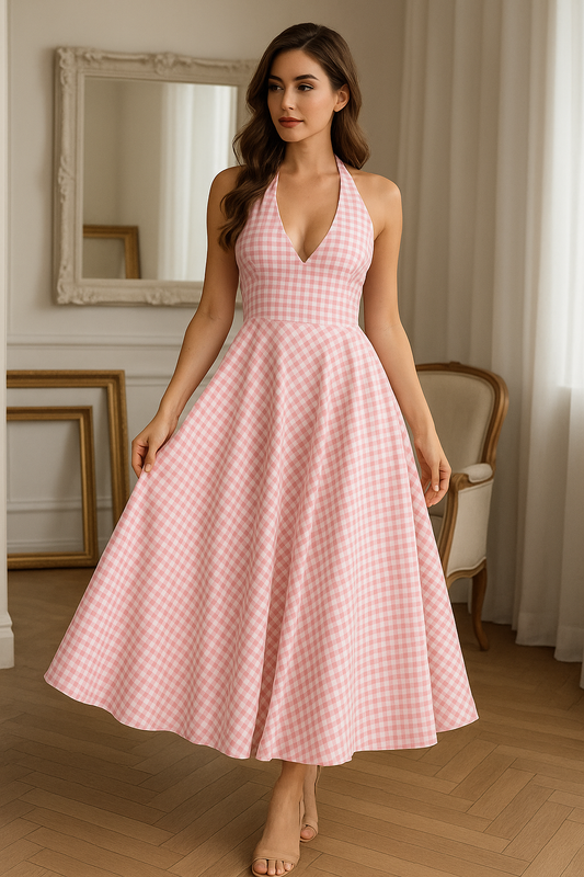 Elowen Grace Plaid Dress