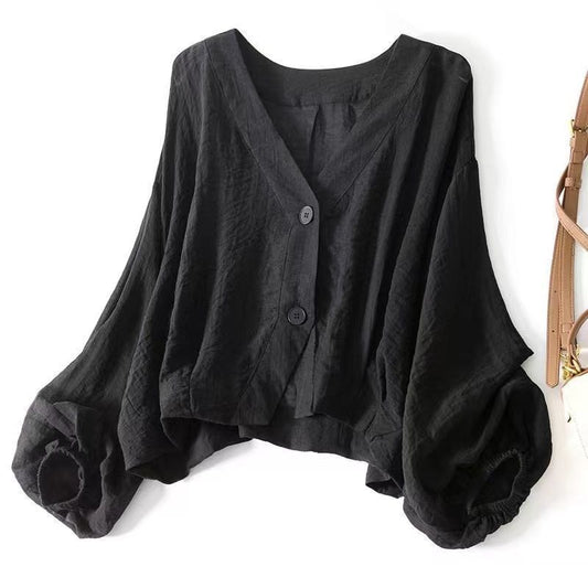 ZARA LINEN BLOUSE