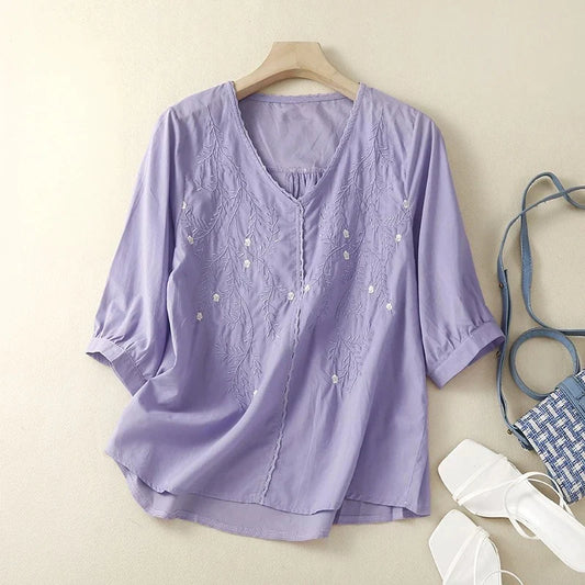 BONNIE LINEN BLOUSE