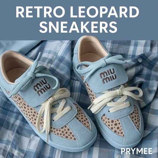 Retro Leopard Sneakers