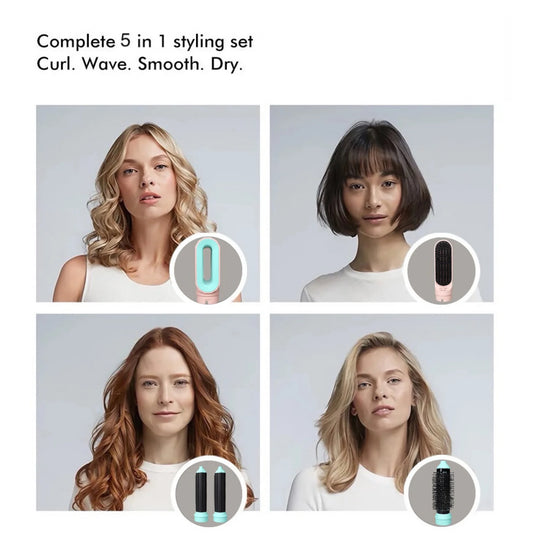 LumiGlow 5-in-1 Hair Styler
