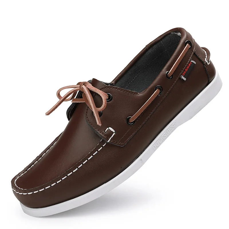 OLIVER LEATHER MOCCASIN SNEAKERS