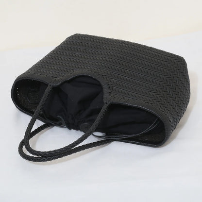 Charlotte Woven Cowhide Tote
