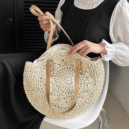 THE PORTOFINO STRAW TOTE