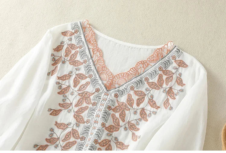 ALICE LINEN BLOUSE