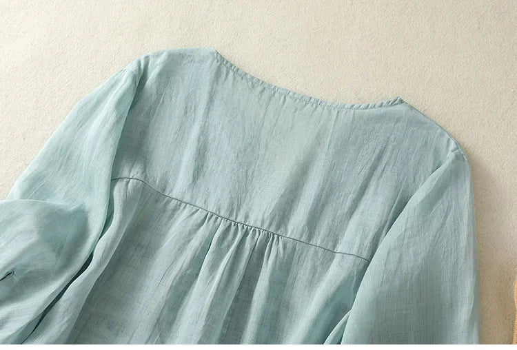 ALICE LINEN BLOUSE