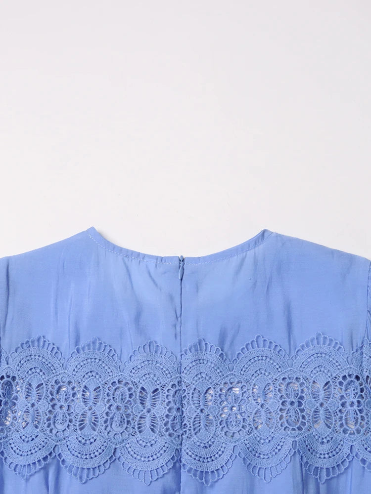 Eleanor Lace Embroidery Dress