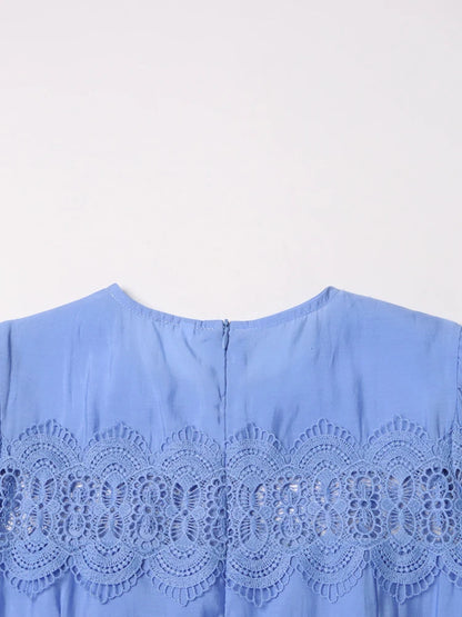 Eleanor Lace Embroidery Dress