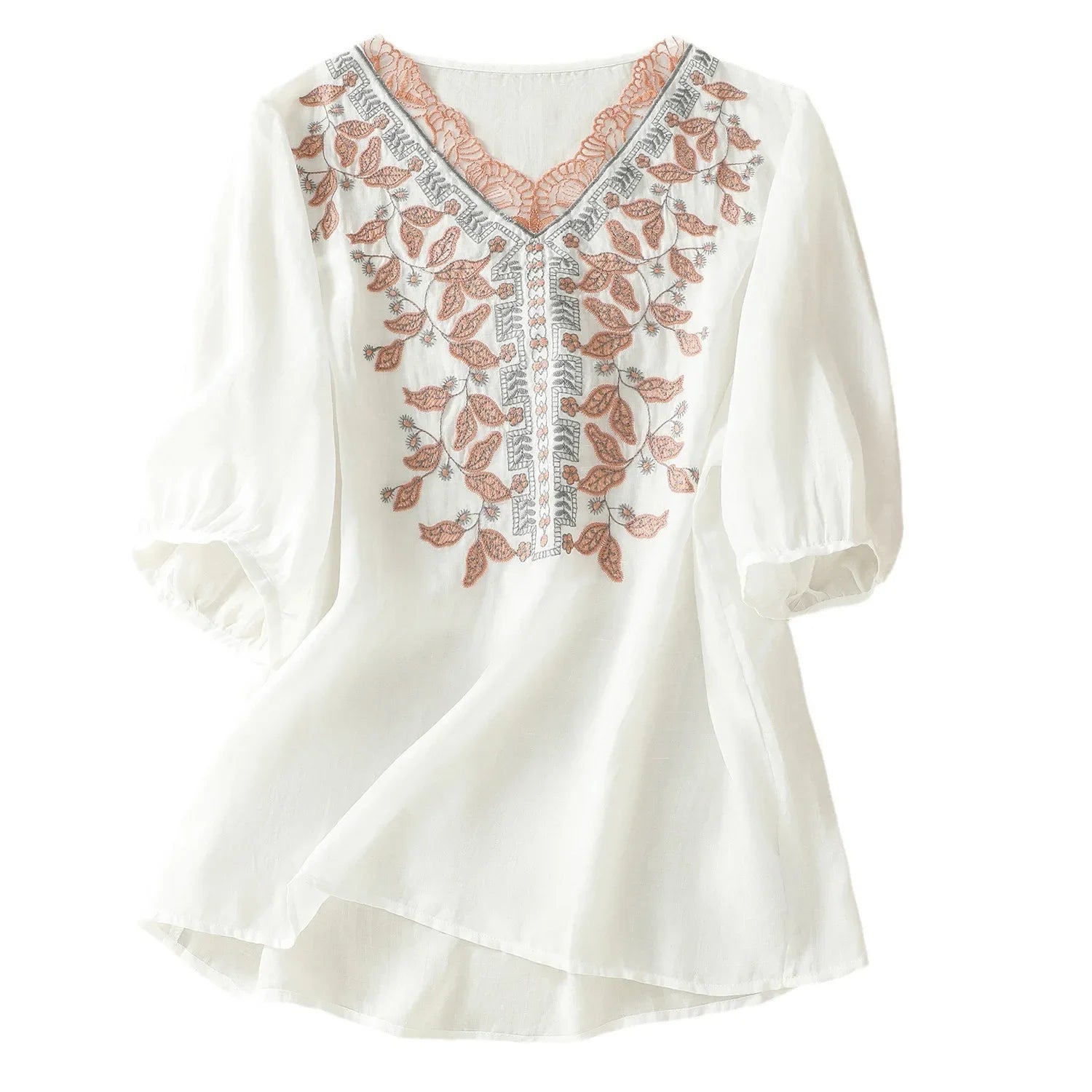 ALICE LINEN BLOUSE