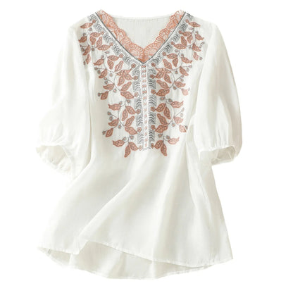 ALICE LINEN BLOUSE