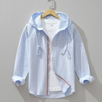 JAMES LINEN HOODIE