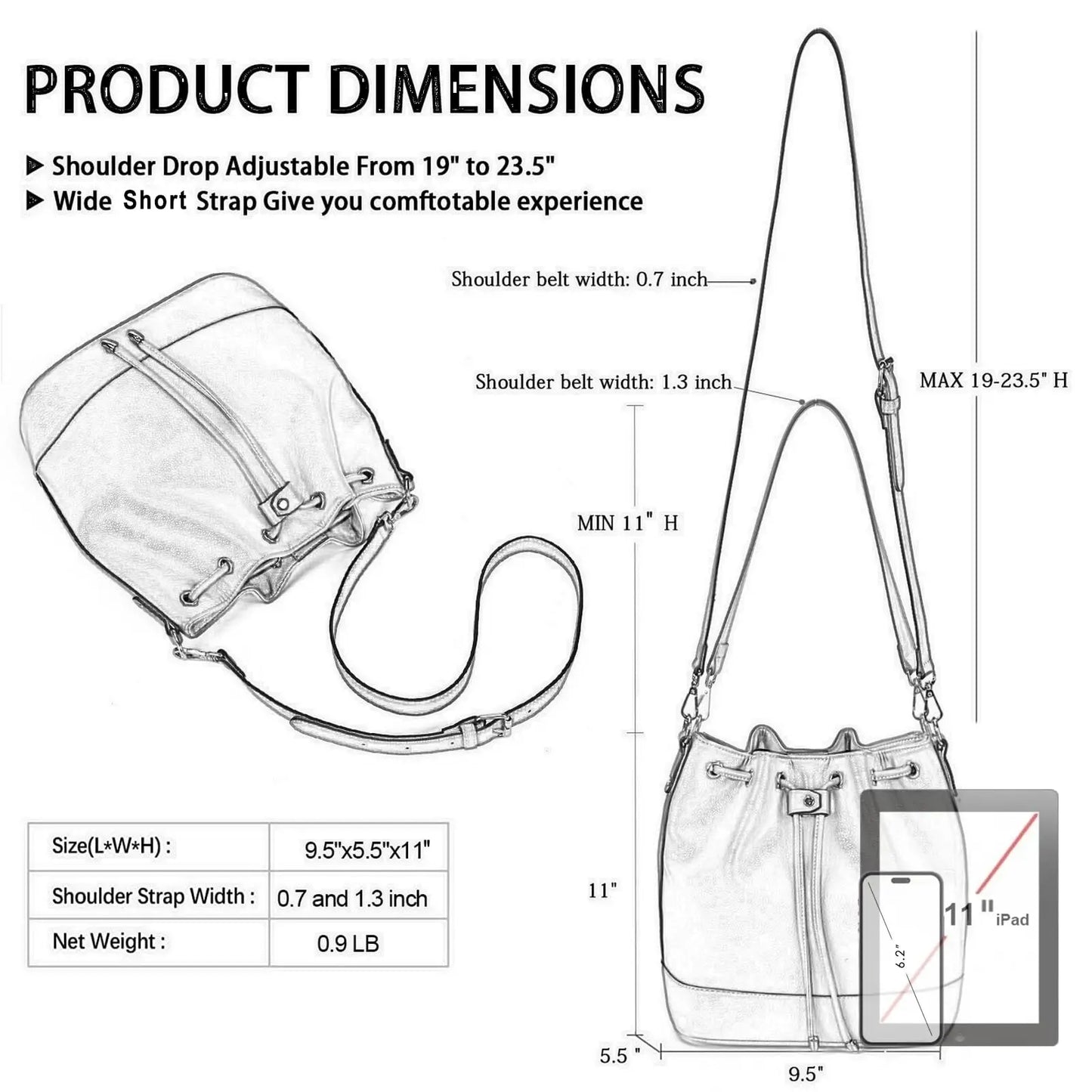 TEALA COMPACT BUCKET BAG