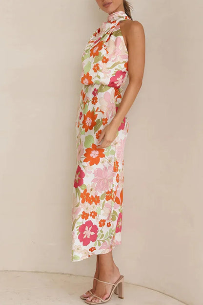 Evelyn Rose Satin Dress