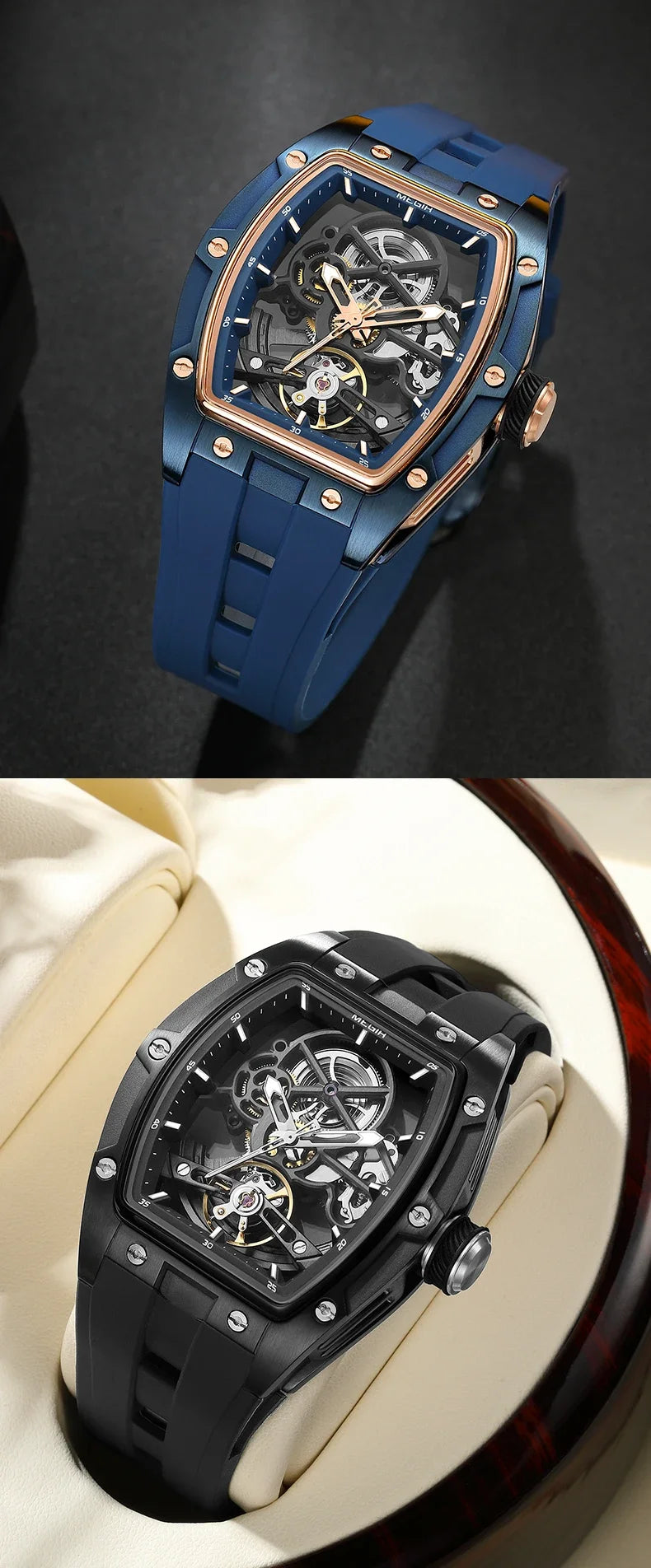 ETHAN AUTOMATIC SKELETON WATCH