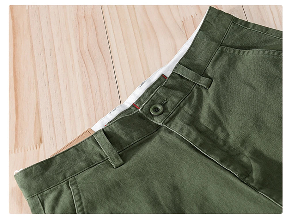 EDWARD CASUAL COTTON CARGO SHORTS