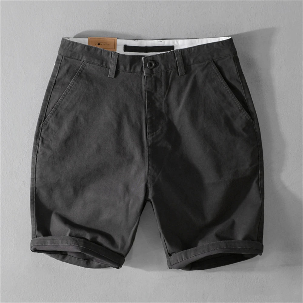 EDWARD CASUAL COTTON CARGO SHORTS