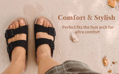 Kidmi Women’s Suede Buckle Sandals