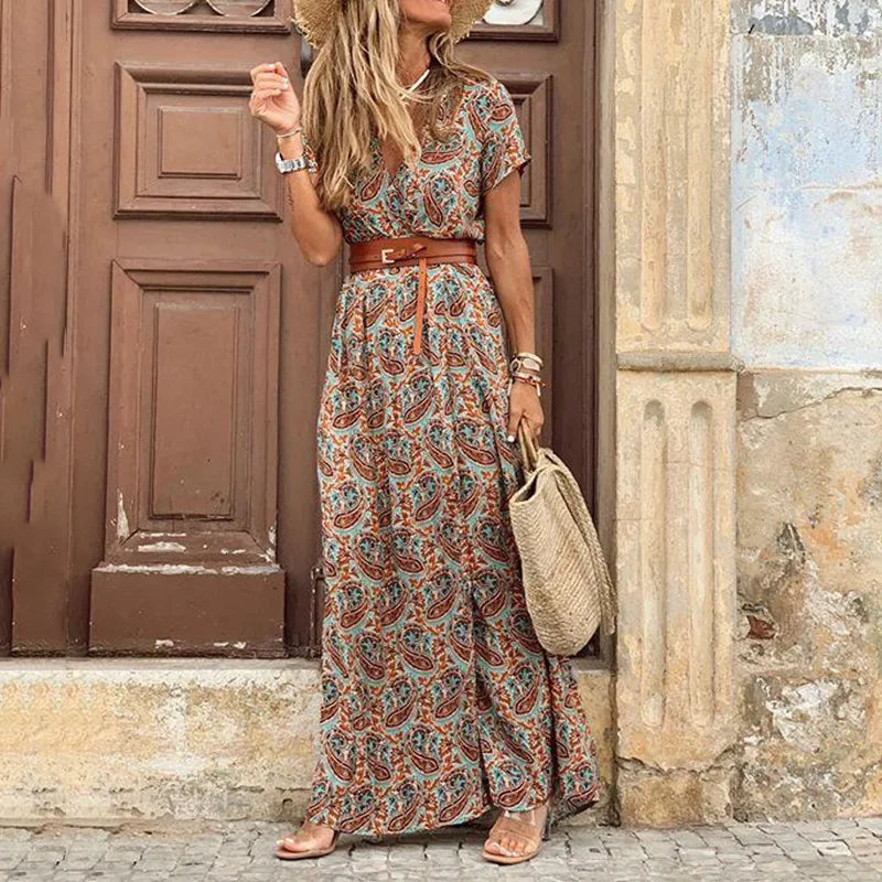 Aria Meadow Boho Dress