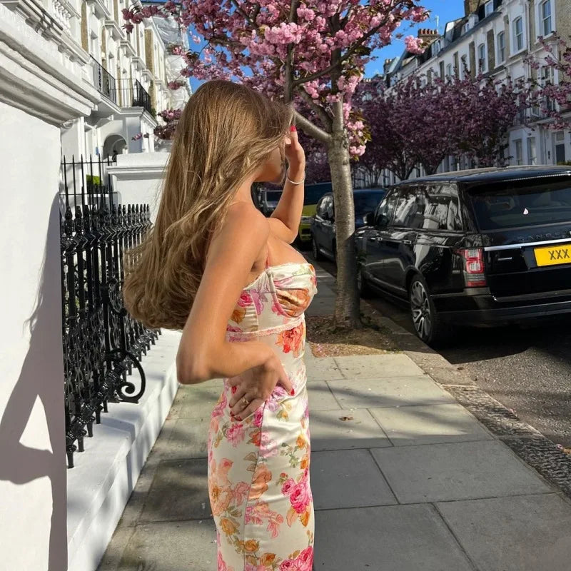 FREYA’S FLORAL SUNLIT MAXI