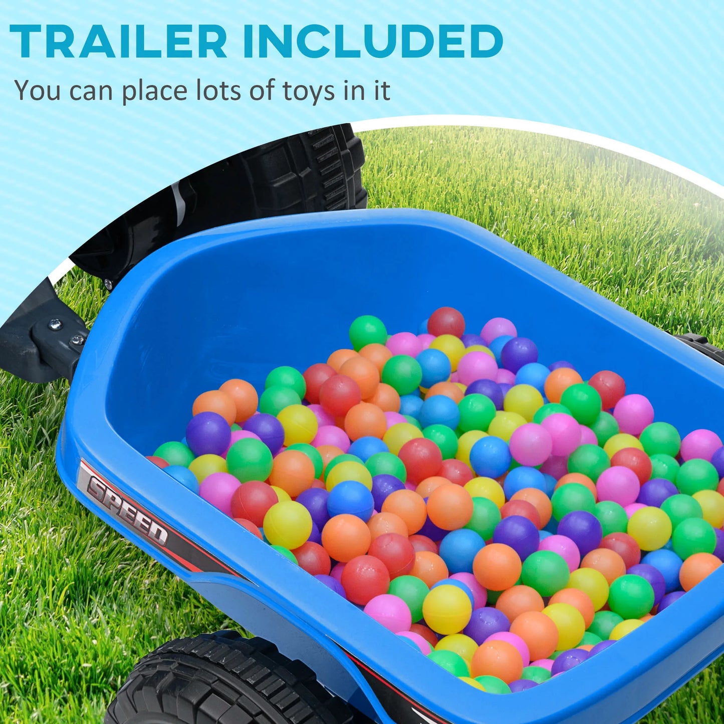 Prymee™ MiniRider Electric Quad with Trailer