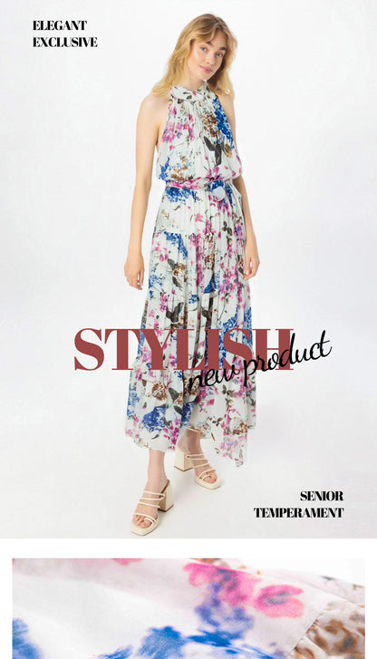 CHLOE RIVIERA HALTER DRESS