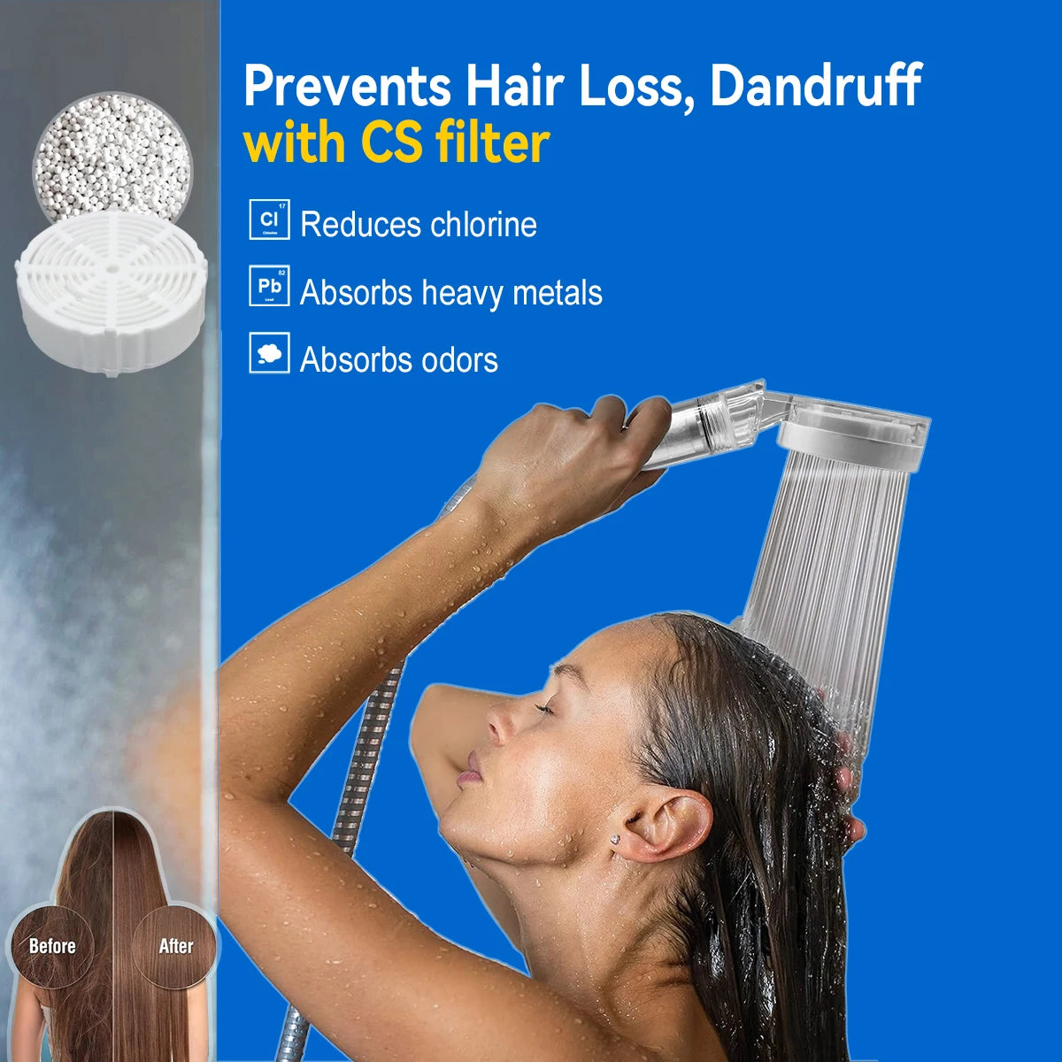 SOPHIE’S SPA-FLOW FILTERED SHOWER HEAD