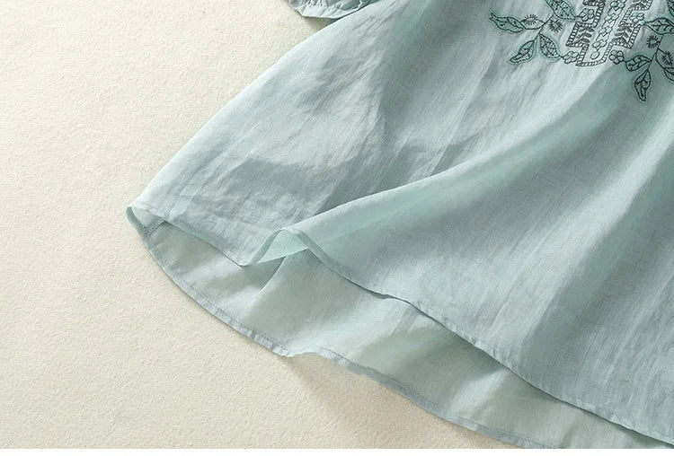 ALICE LINEN BLOUSE
