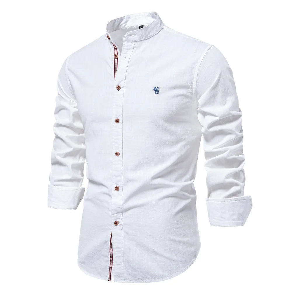 THE MAYFAIR LINEN BLEND SHIRT
