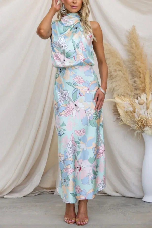 Evelyn Rose Satin Dress