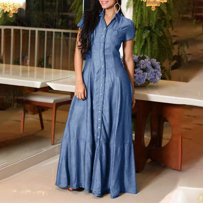  DenimGrace Shirt Dress