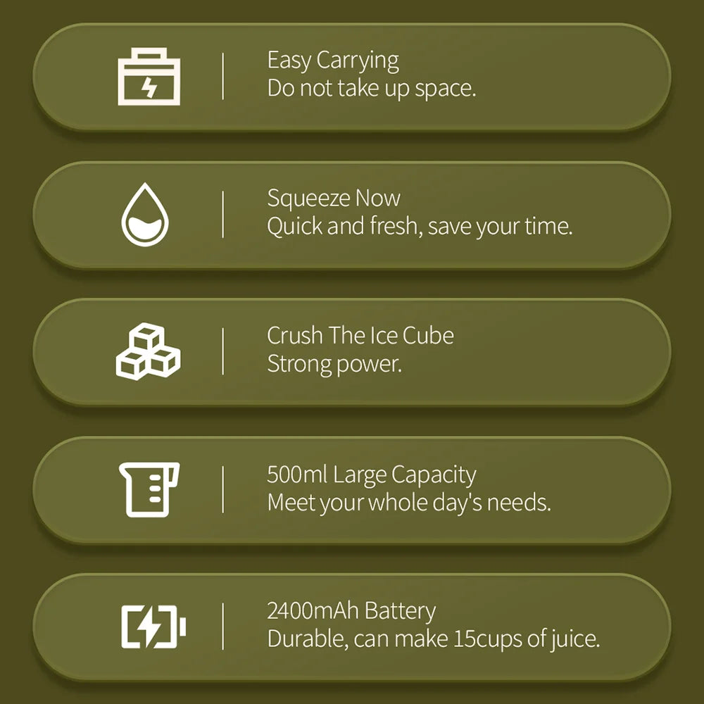 NOVA 500ML – Portable Juicer Bottle